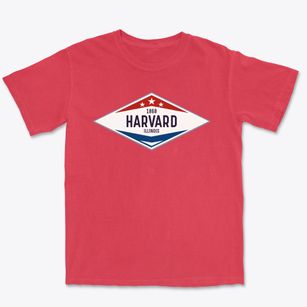 Harvard Illinois Diamond Star Premium Heavyweight T-shirt