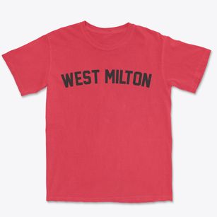 West Milton Ohio Classic Curve Premium Heavyweight T-shirt