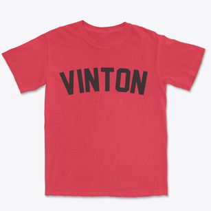 Vinton Ohio Classic Curve Premium Heavyweight T-shirt