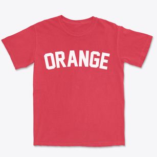 Orange Ohio Classic Curve Premium Heavyweight T-shirt