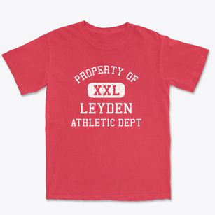 Leyden Massachusetts Athletic Dept Premium Heavyweight T-shirt