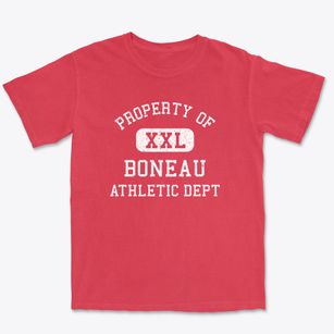 Boneau Montana Athletic Dept Premium Heavyweight T-shirt