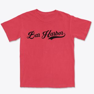 Bar Harbor Maine Vintage Team Premium Heavyweight T-shirt