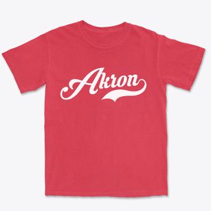 Akron New York Vintage Team Premium Heavyweight T-shirt