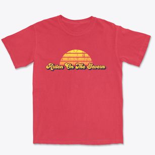 Arden On The Severn Maryland Sublime Sunset Premium Heavyweight T-shirt