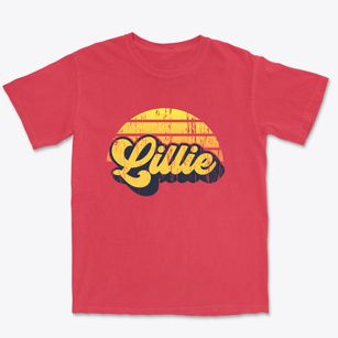 Lillie Louisiana Sublime Sunset Premium Heavyweight T-shirt