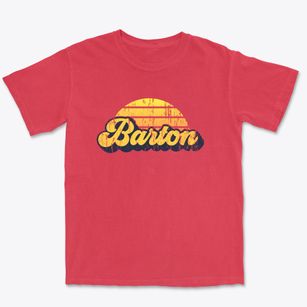Barton North Dakota Sublime Sunset Premium Heavyweight T-shirt