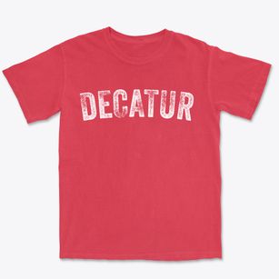Decatur Nebraska Timeless Retro Premium Heavyweight T-shirt
