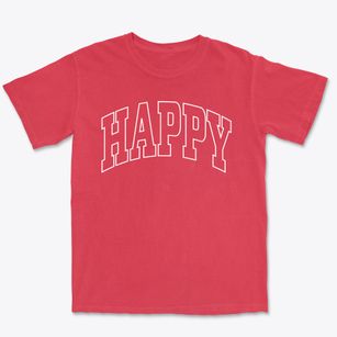 Happy Texas Trendy Block Premium Heavyweight T-shirt