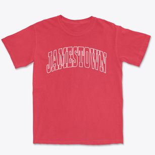 Jamestown Missouri Trendy Block Premium Heavyweight T-shirt