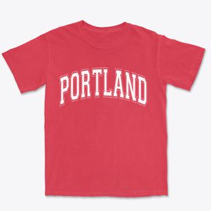 Portland Michigan Varsity Premium Heavyweight T-shirt