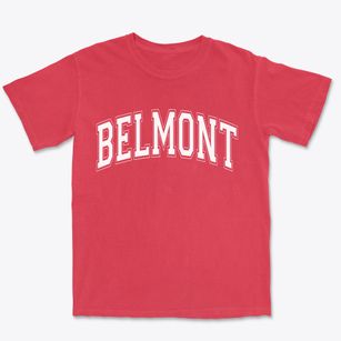 Belmont Massachusetts Varsity Premium Heavyweight T-shirt