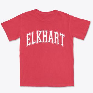 Elkhart Illinois Varsity Premium Heavyweight T-shirt