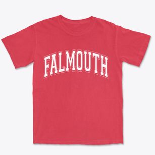 Falmouth Maine Varsity Premium Heavyweight T-shirt