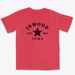 Inwood Iowa Star Premium Heavyweight T-shirt