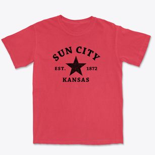 Sun City Kansas Star Premium Heavyweight T-shirt