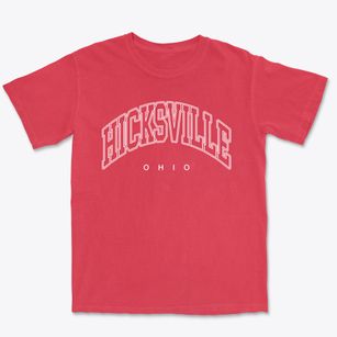 Hicksville Ohio Inline Premium Heavyweight T-shirt