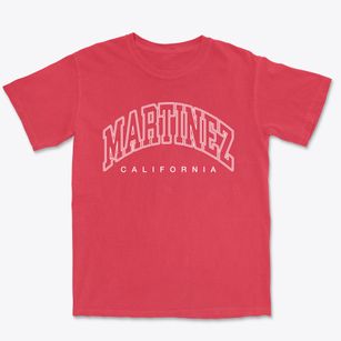 Martinez California Inline Premium Heavyweight T-shirt