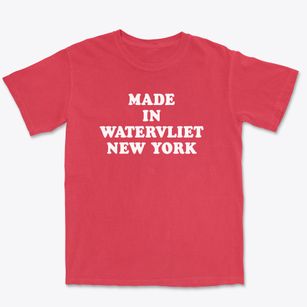 Watervliet New York Classic 70s Premium Heavyweight T-shirt