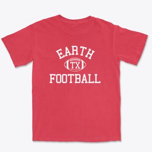 Earth Texas Football Premium Heavyweight T-shirt