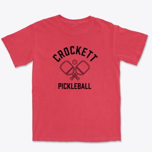Crockett Texas Pickleball Premium Heavyweight T-shirt