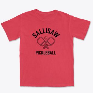 Sallisaw Oklahoma Pickleball Premium Heavyweight T-shirt