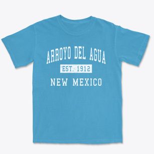 Arroyo Del Agua New Mexico Classic Established Premium Heavyweight T-shirt
