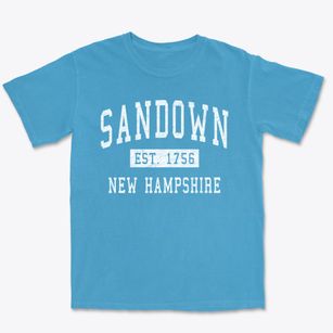 Sandown New Hampshire Classic Established Premium Heavyweight T-shirt