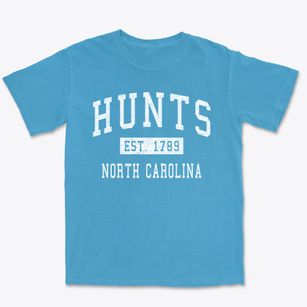 Hunts North Carolina Classic Established Premium Heavyweight T-shirt