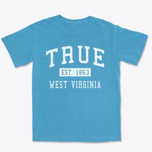 True West Virginia Classic Established Premium Heavyweight T-shirt