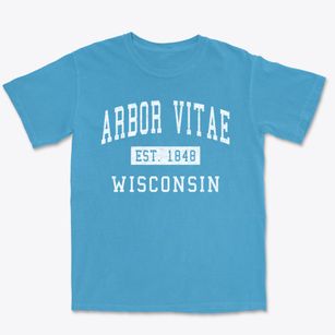 Arbor Vitae Wisconsin Classic Established Premium Heavyweight T-shirt