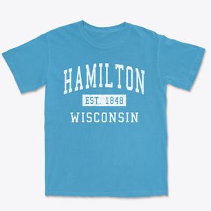 Hamilton Wisconsin Classic Established Premium Heavyweight T-shirt