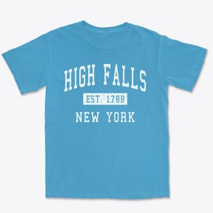 High Falls New York Classic Established Premium Heavyweight T-shirt