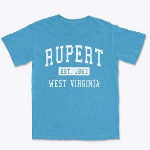 Rupert West Virginia Classic Established Premium Heavyweight T-shirt