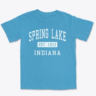 Spring Lake Indiana Classic Established Premium Heavyweight T-shirt