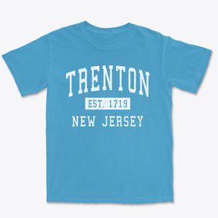 Trenton New Jersey Classic Established Premium Heavyweight T-shirt
