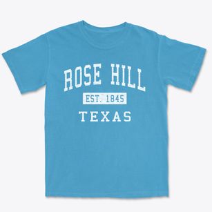 Rose Hill Texas Classic Established Premium Heavyweight T-shirt