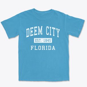 Deem City Florida Classic Established Premium Heavyweight T-shirt