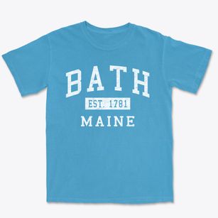 Bath Maine Classic Established Premium Heavyweight T-shirt