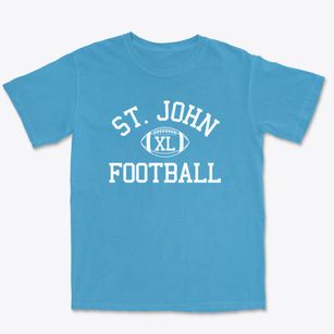 Saint John Lutheran School Classic Football Premium Heavyweight T-shirt