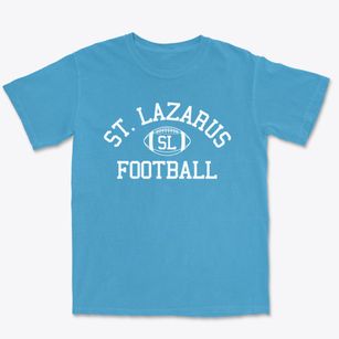 St. Lazarus School Classic Football Premium Heavyweight T-shirt