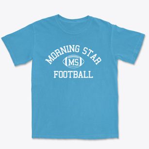 Morning Star Christian School Classic Football Premium Heavyweight T-shirt