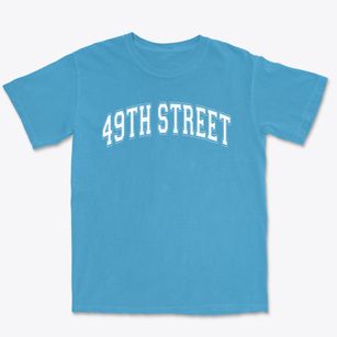 49th Street Elementary School Varsity Arch Premium Heavyweight T-shirt