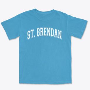 Saint Brendan School Varsity Arch Premium Heavyweight T-shirt