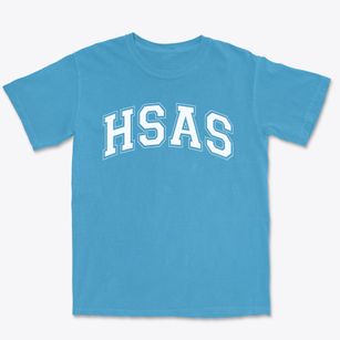 Hot Springs Adventist School Varsity Arch Premium Heavyweight T-shirt