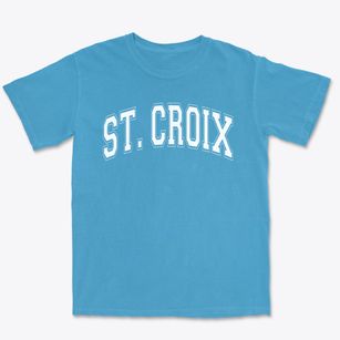 Saint Croix Catholic School Varsity Arch Premium Heavyweight T-shirt