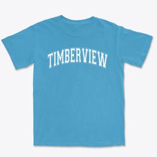 Timberview Middle School Varsity Arch Premium Heavyweight T-shirt