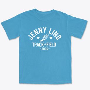 Jenny Lind Community School Track and Field Premium Heavyweight T-shirt