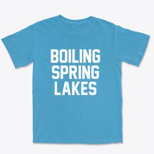 Boiling Spring Lakes North Carolina Classic Block Premium Heavyweight T-shirt