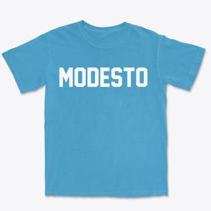Modesto California Classic Block Premium Heavyweight T-shirt